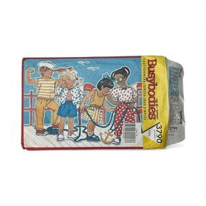 Busybodies by Butterick Easy Funwear Sewing Pattern 3790 Sz 4 5 6 FF Uncut 1989